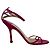Sandali con cinturino alla caviglia Jimmy Choo in pelle rosa