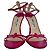 Sandali con cinturino alla caviglia Jimmy Choo in pelle rosa - vista 2