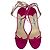 Sandali con cinturino alla caviglia Jimmy Choo in pelle rosa - vista 4