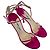 Sandali con cinturino alla caviglia Jimmy Choo in pelle rosa - vista 5
