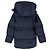 Joseph Dorset Brushed Flannel Down Jacket in Navy Blue Wool - view 2