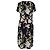 Dolce & Gabbana Midi-Kleid mit Blumenprint aus mehrfarbiger Viskose Mehrfarben - Ansicht 4