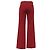 Theory Thoery Gerade Hose aus roter Virgin Wool - Ansicht 3