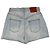 Short vaquero mini Alexander Mcqueen azul de algodón