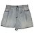 Short vaquero mini Alexander Mcqueen azul de algodón - vista 14