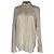 Burberry Pinstripe Button-Down-Hemd aus weißer Baumwolle Roh