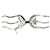 Yves Saint Laurent Collana multi-filo in metallo argentato vintage Argento  - vista 3