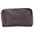 Louis Vuitton Beauty case e pochette clutch in tela monogrammata vintage Marrone - vista 3