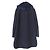 Chloé Abrigo 2way de lana y shearling Chloe Azul Azul marino - vista 2