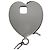 Autre Marque abito ajew custodia HEART custodia per smartphone a tracolla Argento - vista 2