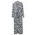 Autre Marque OBLI Bow Tie Floral Kleid Schwarz