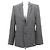 Ami Grey Wool Blazer