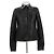 Fendi Lederjacke Schwarz