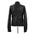 Fendi Lederjacke Schwarz - Ansicht 2