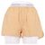 Autre Marque Short laranja às riscas