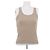 Autre Marque Top de tirantes marrón de algodón THE FRANKIE SHOP Castaño