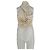 Autre Marque Top drapeado con lazo frontal CHERIE Beige