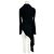 Top asimétrico negro de algodón Phoebe Philo - vista 3