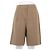 Autre Marque Short de pregas marrom