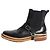Dries Van Noten Schwarze Leder-Ankle-Boots - Größe UK 8