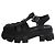Prada Schwarze Plateausandalen - Größe UK 7