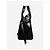 Balenciaga Borsa neo city in pelle con stampa coccodrillo nera - vista 3