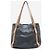 Prada Navy Vitello Daino Leder Tote Bag Marineblau - Ansicht 2