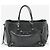 Balenciaga Borsa 2way in pelle Papier nera Nero - vista 2