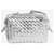 Bottega Veneta Mini borsa loop Intrecciato argento - vista 3