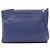 Céline Blue Trio Lederschultertasche Blau