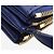 Céline Blue Trio Lederschultertasche Blau - Ansicht 7