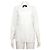Gucci Camisa de algodão branco com laço no pescoço para mulher
