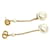 Dior Orecchini Pearl Tribal D'oro - vista 4
