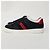Gucci Sneakers Ace Square Web in pelle nera Nero - vista 4