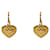 Chanel Orecchini Heart CC Gold D'oro