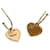 Chanel Orecchini Heart CC Gold D'oro - vista 4