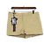 Prada Shorts de triángulo de algodón gabardina marrón para mujer