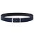 Slender Louis Vuitton Reversibler Monogramm-Gürtel Navy Schwarz Blau