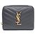 Saint Laurent Cartera Compacta con Cremallera Monogram Negro - vista 9