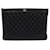 Chanel Clutch Large Black Caviar Boy Nero  - vista 2