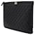 Chanel Clutch Large Black Caviar Boy Nero  - vista 3