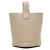 Loewe Mini borsa a secchiello e borsa a tracolla in pelle di vitello granulata color sabbia Marrone - vista 4