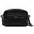 Prada Mini borsa a tracolla in pelle nera Nero