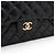 Chanel Borsa a tracolla con catena dorata Nero - vista 4
