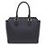 Prada Borsa Tote e Borsa a Spalla Saffiano Gold Logo Top Handle Nero - vista 3