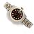 Rolex Reloj Lady Datejust Esfera Cocoa Engaste de Diez Diamantes Castaño - vista 20