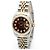 Rolex Reloj Lady Datejust Esfera Cocoa Engaste de Diez Diamantes Castaño - vista 8