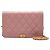 Chanel Borsa WOC Boy in Caviar Rosa con Catena Dorata, Borsa a Spalla e a Tracolla