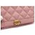 Chanel Borsa WOC Boy in Caviar Rosa con Catena Dorata, Borsa a Spalla e a Tracolla - vista 11