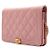 Chanel Borsa WOC Boy in Caviar Rosa con Catena Dorata, Borsa a Spalla e a Tracolla - vista 3